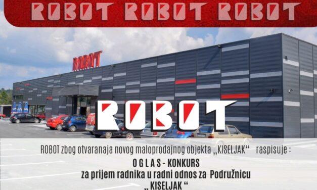 ROBOT: Oglas za prijem djelatnika u radni odnos za Podružnicu “Kiseljak”