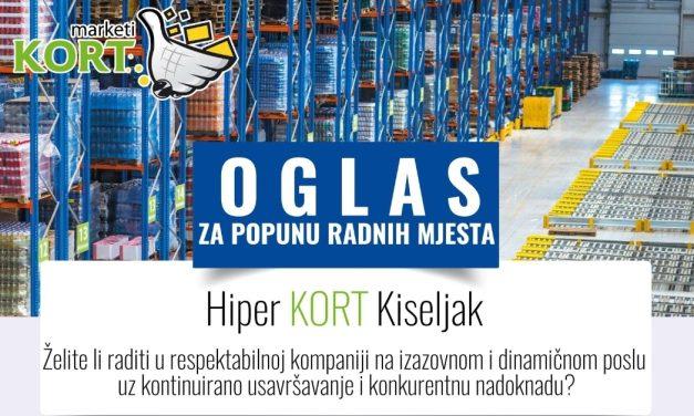 Hiper Kort Kiseljak: Oglas za posao