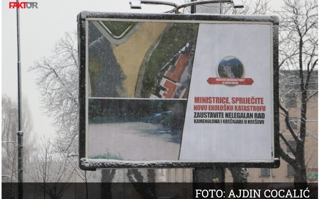 Kreševski građanski pokret se billboard-om obratio Editi Đapo: Želimo samo da ministrica vidi što se događa