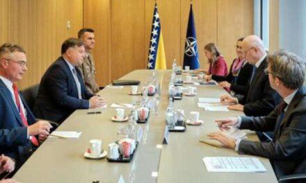 Josip Brkić sastao se sa zamjenikom glavnog tajnika NATO-a Mirceom Geoanom
