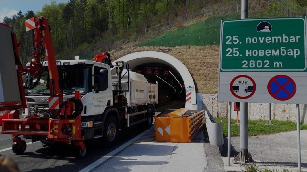 Najavljena dvodnevna obustava prometa u tunelu “25. novembar” Bradina-Lepenica