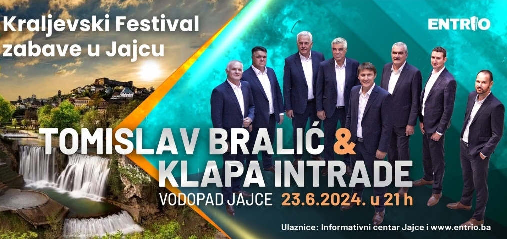 Drugo izdanje Kraljevskog festivala zabave u Jajcu  uz Crvenu jabuku i klapu Intrade