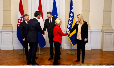 Von der Leyen i Rutte stigli u Predsjedništvo BiH, Plenković otkazao dolazak na sastanak