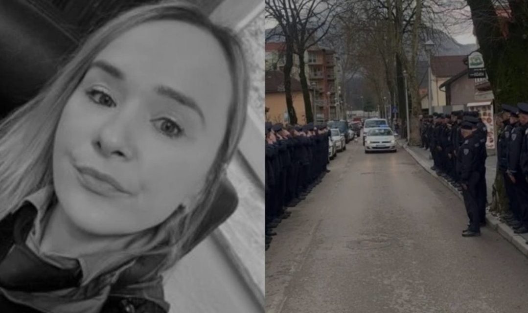 Policajci se postrojili i posljednji put odali počast kolegici Majdi