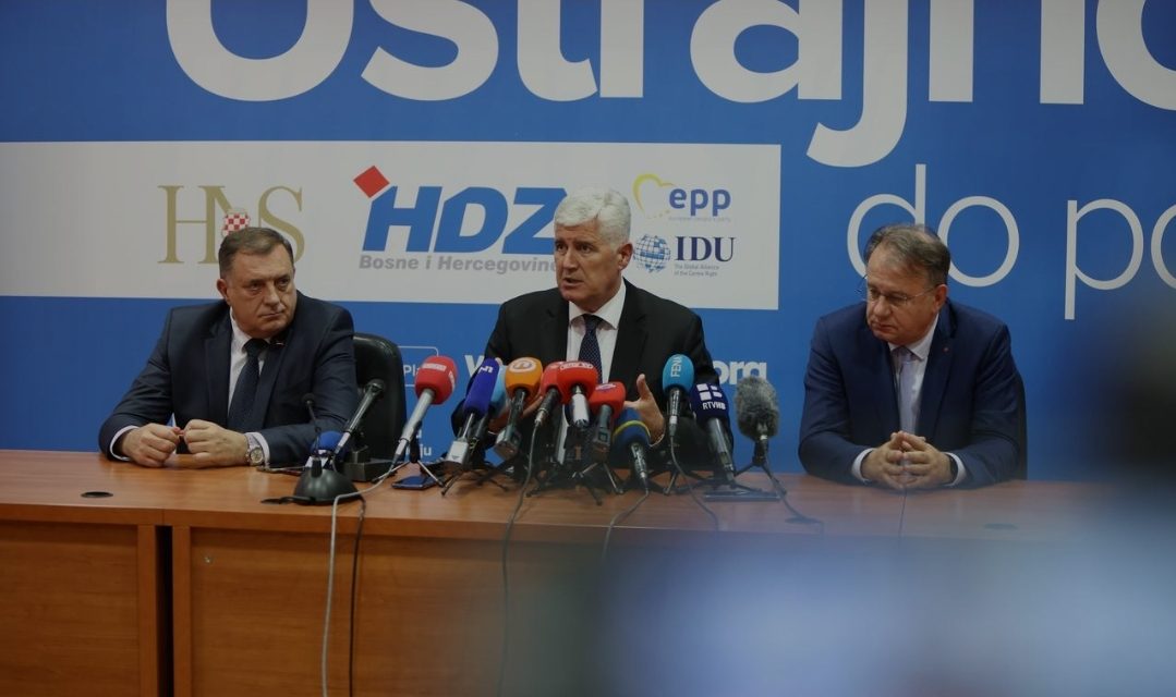 Čović pozvao ‘trojku’ na dogovor o Izbornom zakonu i upozorio da je SDA zbog izigravanja ispao iz vlasti