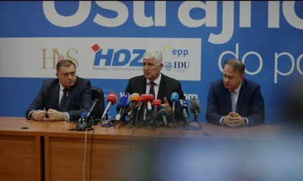 Čović pozvao ‘trojku’ na dogovor o Izbornom zakonu i upozorio da je SDA zbog izigravanja ispao iz vlasti
