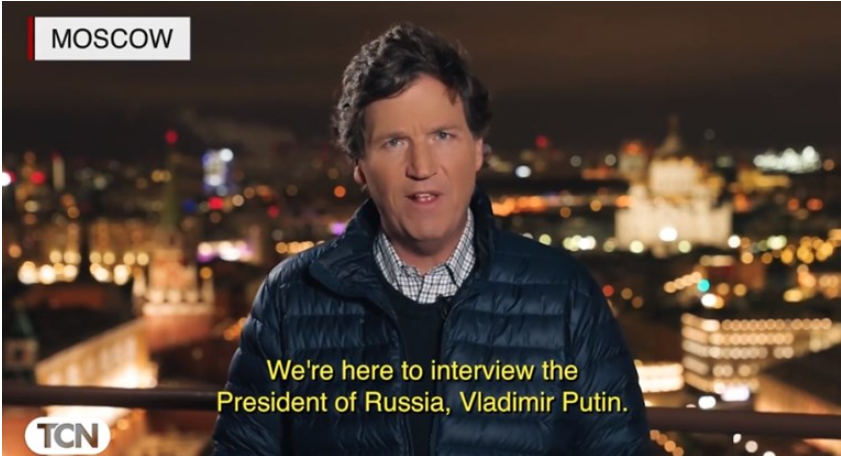 Intervju Tuckera Carlsona s Putinom bit će emitiran večeras