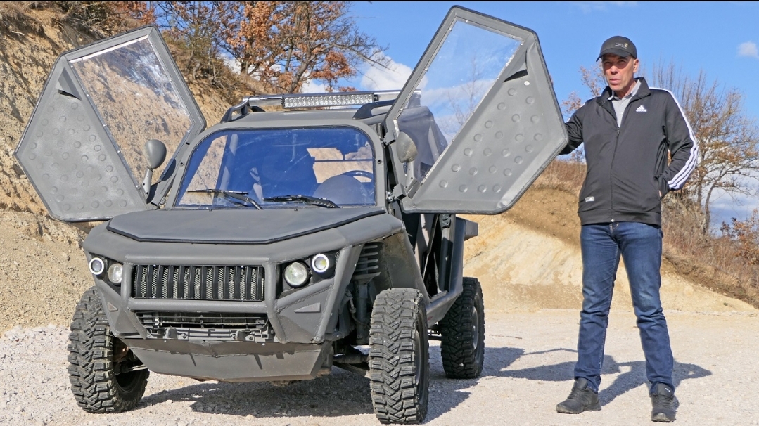 Travničanin potpuno sam napravio terensko vozilo koje ima senzore, kameru, display, 4×4