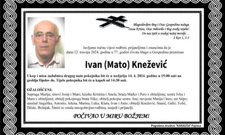 Preminuo je Ivan Knežević