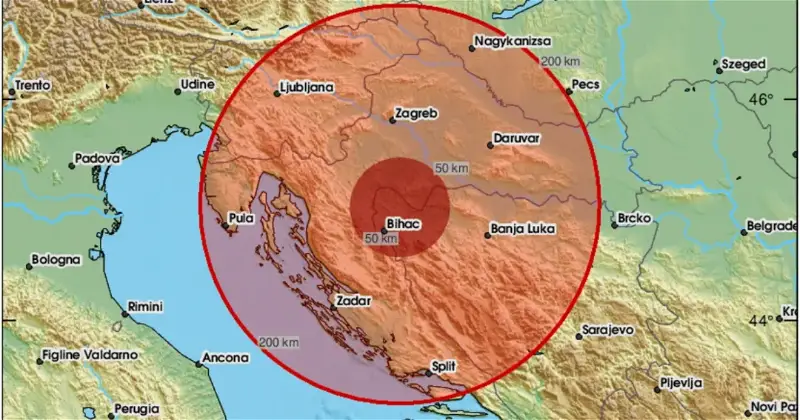 Potres pogodio Hrvatsku, osjetio se i u BiH