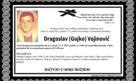 Preminuo je Dragoslav Vojinović
