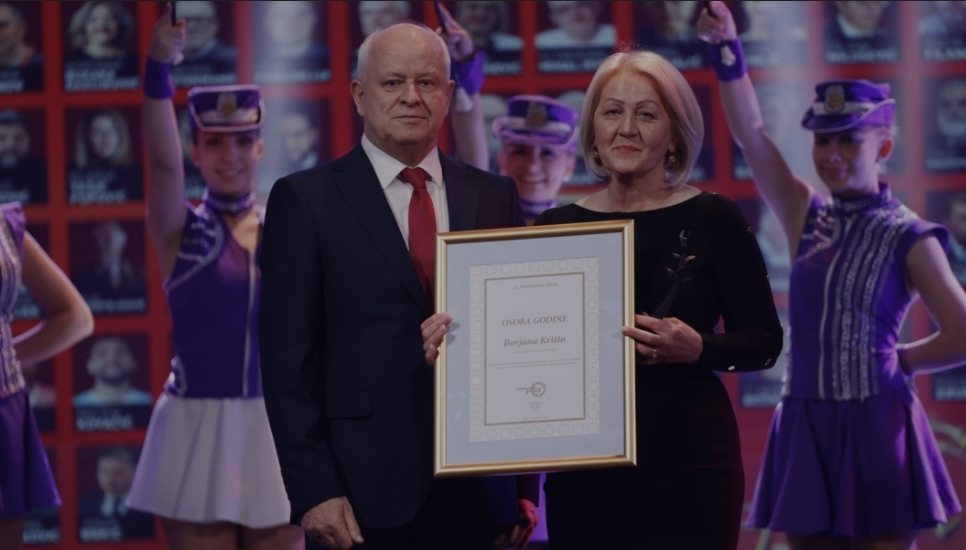 VEČERNJAKOV PEČAT: Osoba godine Borjana Krišto
