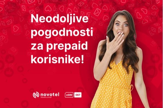 Novotel neodoljive pogodnosti za prepaid korisnike!