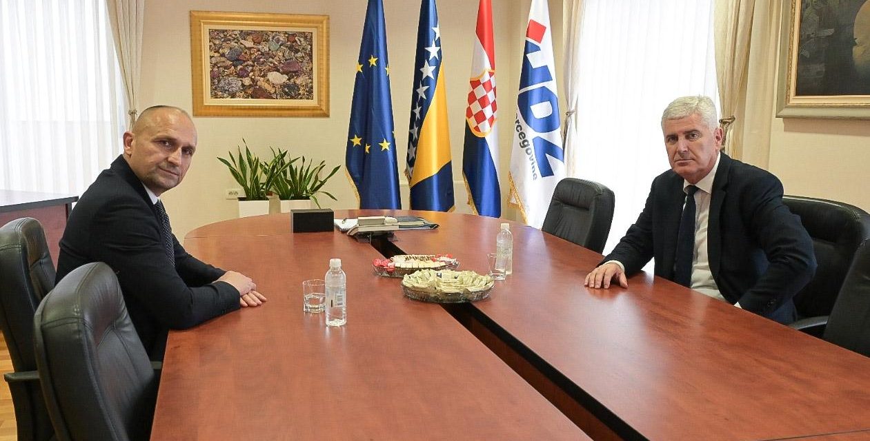 Čović i Anušić razgovarali o značaju euroatlanskih integracija za BiH i važnosti potpore Hrvatske u tom procesu