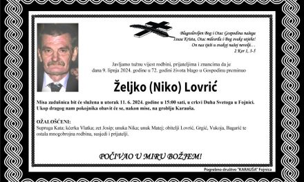 Preminuo je Željko Lovrić