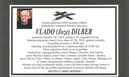 Preminuo je Vlado Dilber