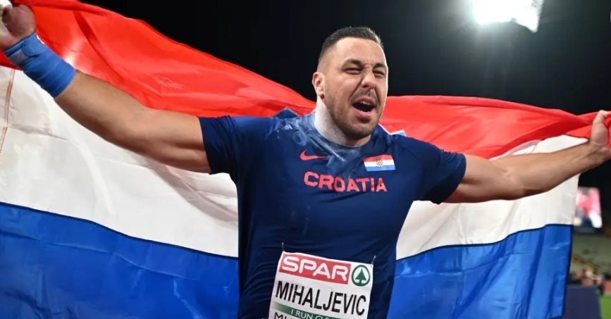 Sjajni Filip Mihaljević osvojio srebro u bacanju kugle na Europskom prvenstvu
