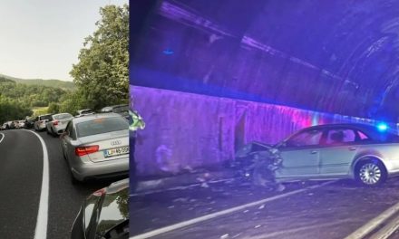 Teška nesreća u tunelu na Bradini, sudjelovala dva putnička i teretno vozilo