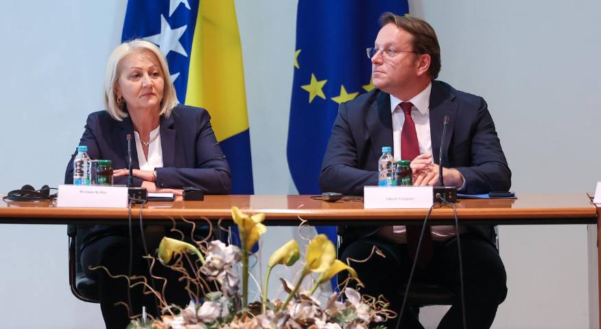 Varhelyi i Krišto: BiH će dobiti 1,8 milijardi eura od EU, ali za to je potreban proračun