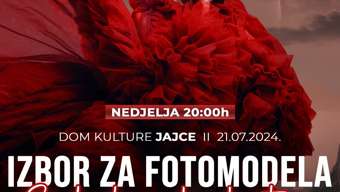 Spektakl u Domu kulture Jajce: Izbor za Fotomodela Kantona Središnja Bosna