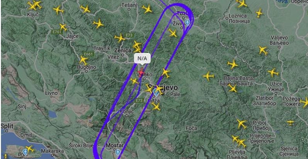 Američki špijunski avion leti iznad nas
