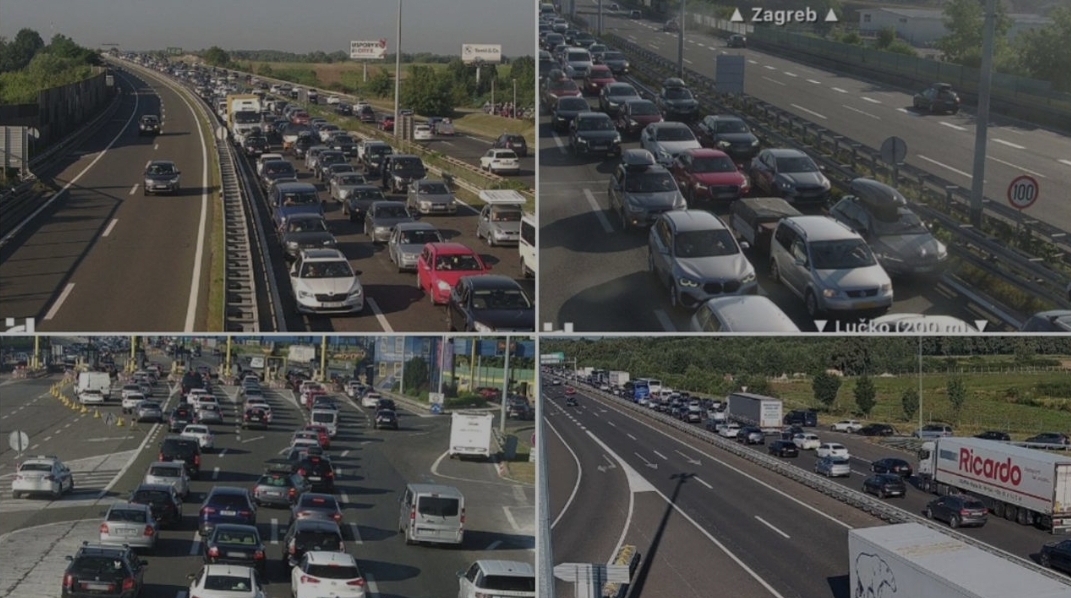 ‘Svi’ hoće ići na more, kolone od 6 do 9 kilometara…