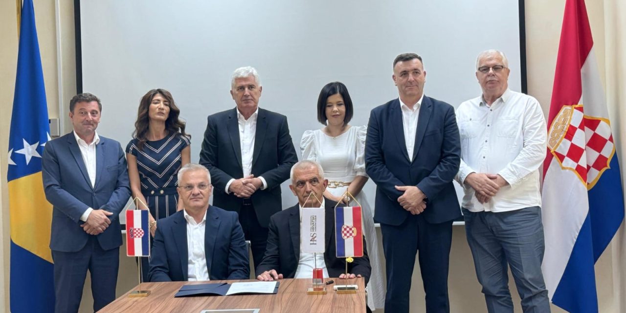 (HNS) Memorijalni centar “Groblje Mira”: Čović nazočio potpisivanju ugovora o financijskoj potpori