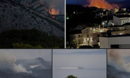 Gore tri požara u Dalmaciji.”Jugo bi moglo stvoriti nove probleme”
