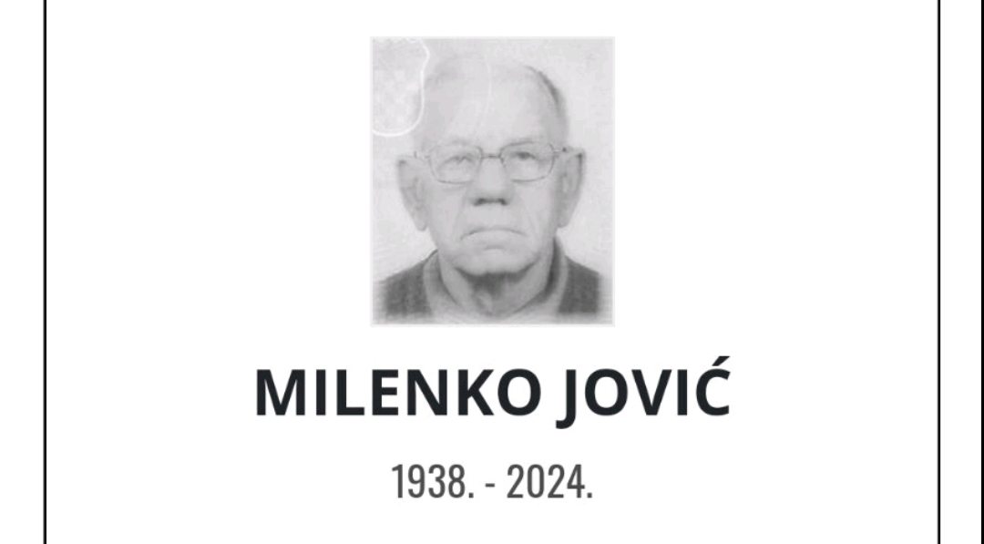 Preminuo je Milenko Jović
