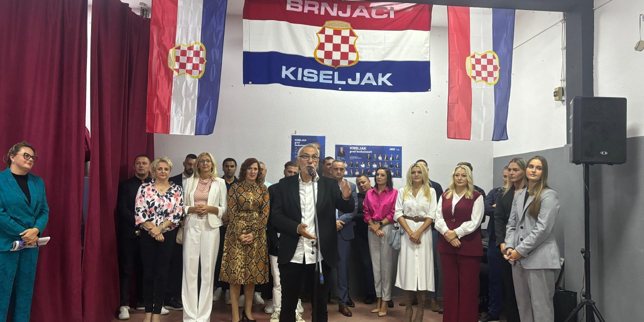 U Brnjacima održan predizborni skup OO HDZ-a BiH Kiseljak