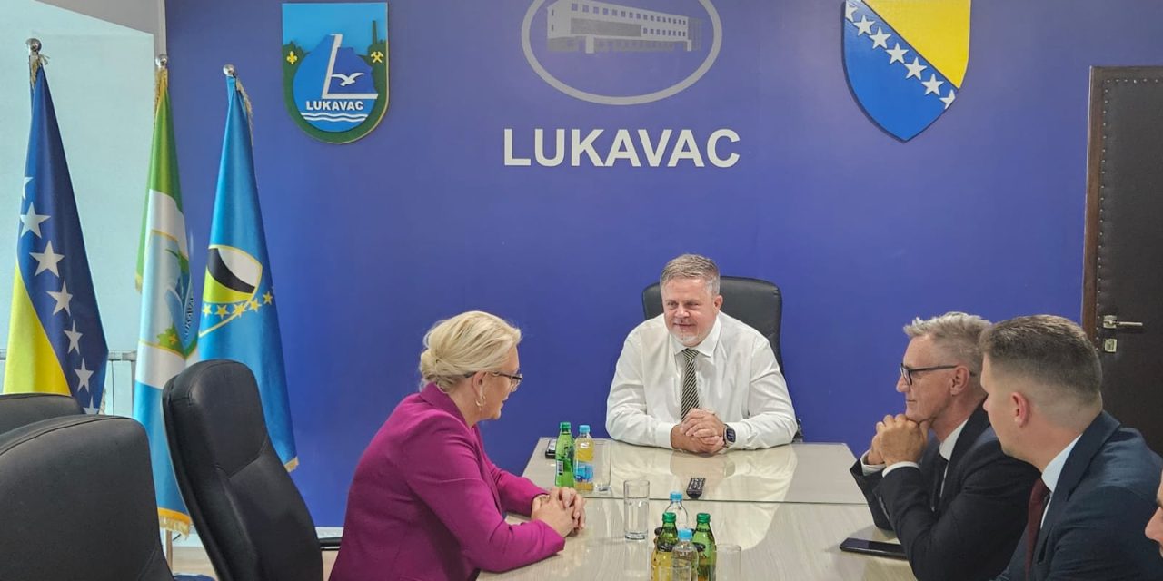 Predsjednica F BiH Lidija Bradara u Lukavcu: Dan Grada i razgovori o boljem položaju Hrvata