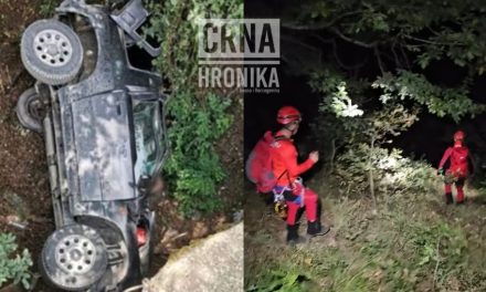 Tragedija kod Konjica: Suzuki proletio u provaliju od 100 metara, u njemu bio suvozač
