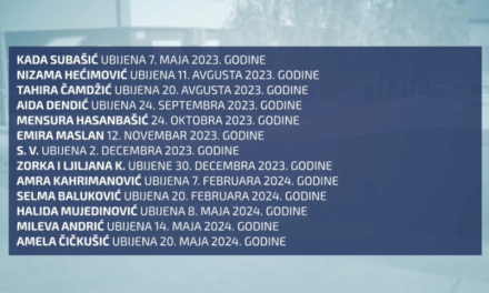 ZABRINJAVAJUĆE: Od početka godine u BiH ubijeno 8 žena, ubili ih uglavnom njihovi partneri
