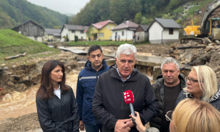 Dr. Čović u Kreševu: Radimo na žurnoj sanaciji poplavljenih područja