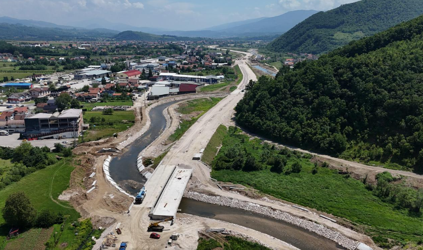 FOTO: Izgradnja brze ceste Lašva – Nević Polje: Pogledajte što se do sada uradilo