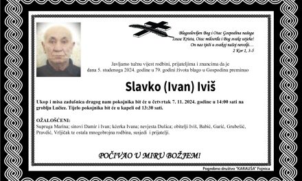 Preminuo je Slavko Iviš