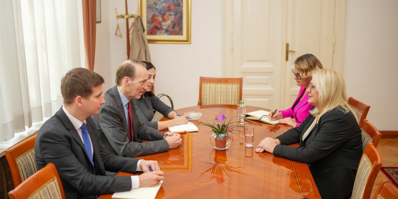 Predsjednica F BiH Lidija Bradara s novim veleposlanikom Republike Austrije
