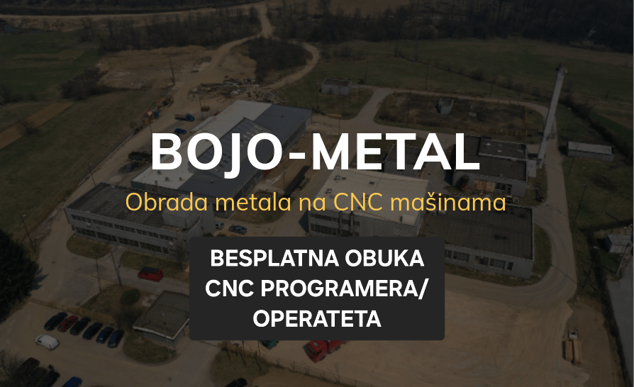 Bojo metal: Besplatna obuka za CNC programera/operatera s mogućnošću zapošljavnja