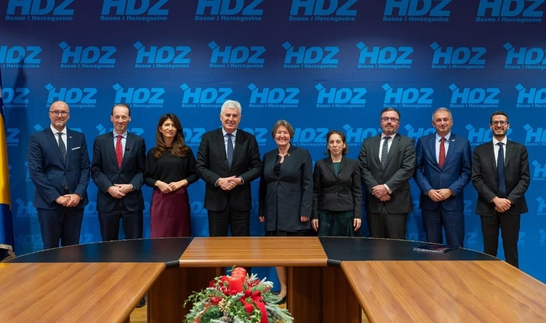 Čović u Mostaru domaćin sastanka s veleposlanicima Skupine prijatelja Zapadnog Balkana: europski put i strateški interesi ključna su aktualna pitanja za BiH
