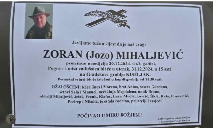 Preminuo je Zoran Mihaljević