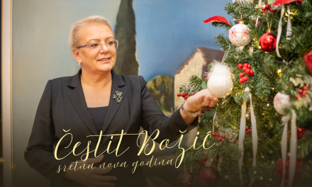 Božićna čestitka predsjednice Federacije BiH Lidije Bradara