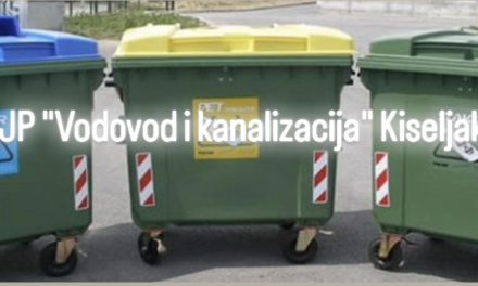 Obavijest JP “Vodovod i kanalizacija” d.o.o. Kiseljak o prekidu odvoza otpada