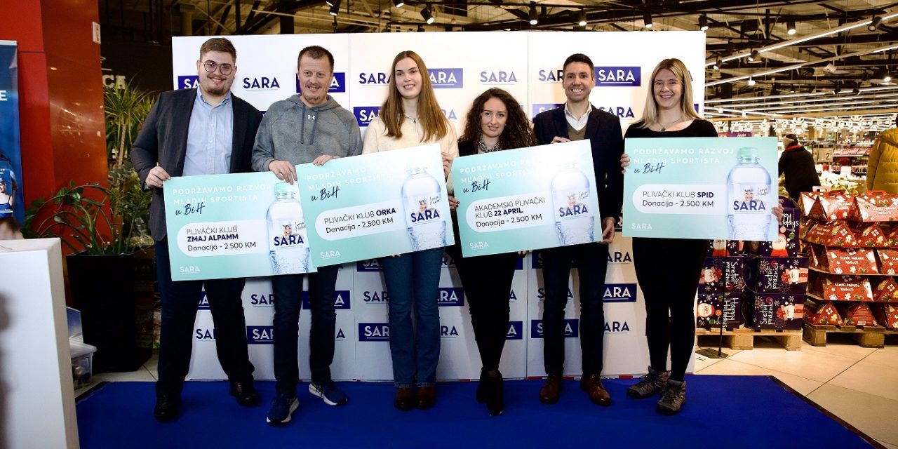 SARA voda donirala 10.000 KM za razvoj plivačkih klubova u BiH