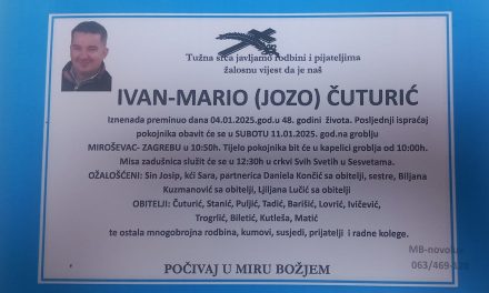 Preminuo je Ivan-Mario Čuturić