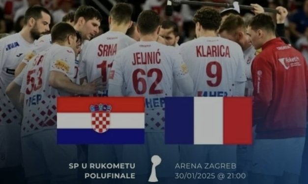 HRVATSKA – FRANCUSKA Uskoro kreće polufinale SP-a