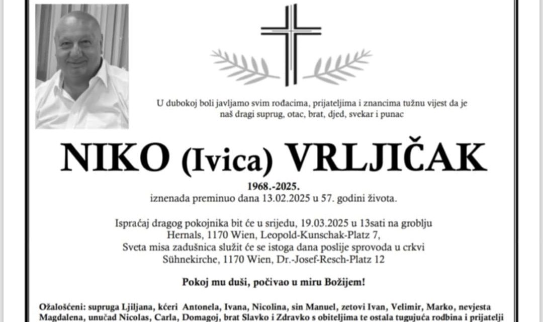 Obavijest o pokopu