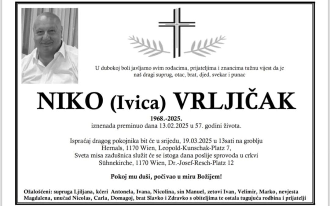 Obavijest o pokopu