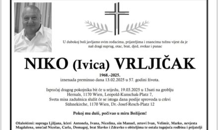 Obavijest o pokopu