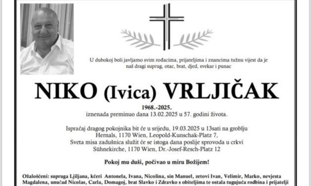 Obavijest o pokopu