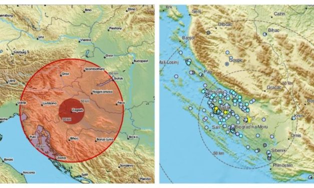 Dva potresa u razmaku od svega nekoliko minuta zatresla prvo Zagreb, a onda i Zadar i okolicu